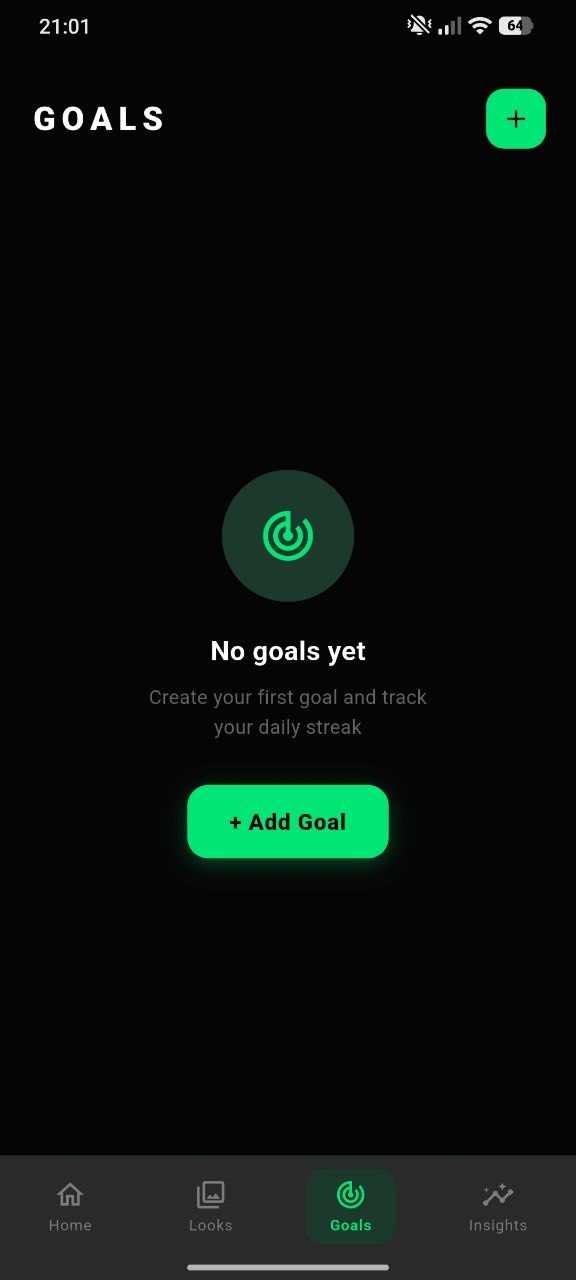 Look details screen